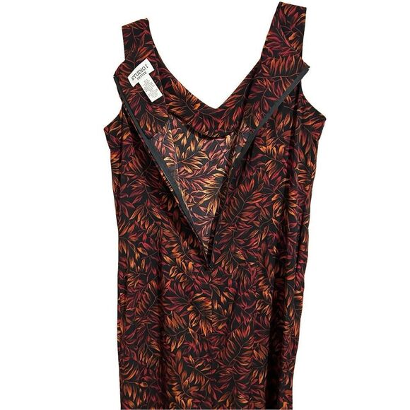 Studio I Women’s Size 12 Petite Printed VNeck Tank Style Maxi Dress Sundress - Picture 5 of 9